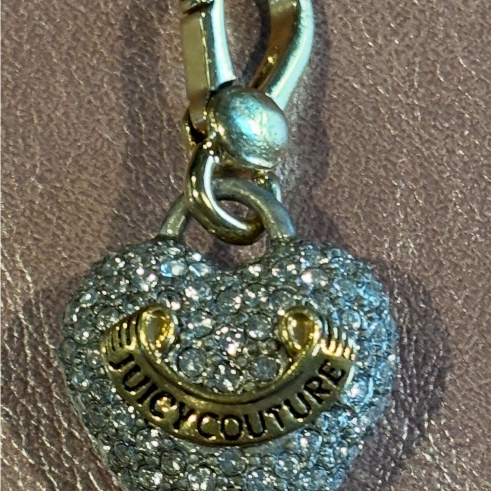 Juicy Couture Silver and Gold Heart Charm